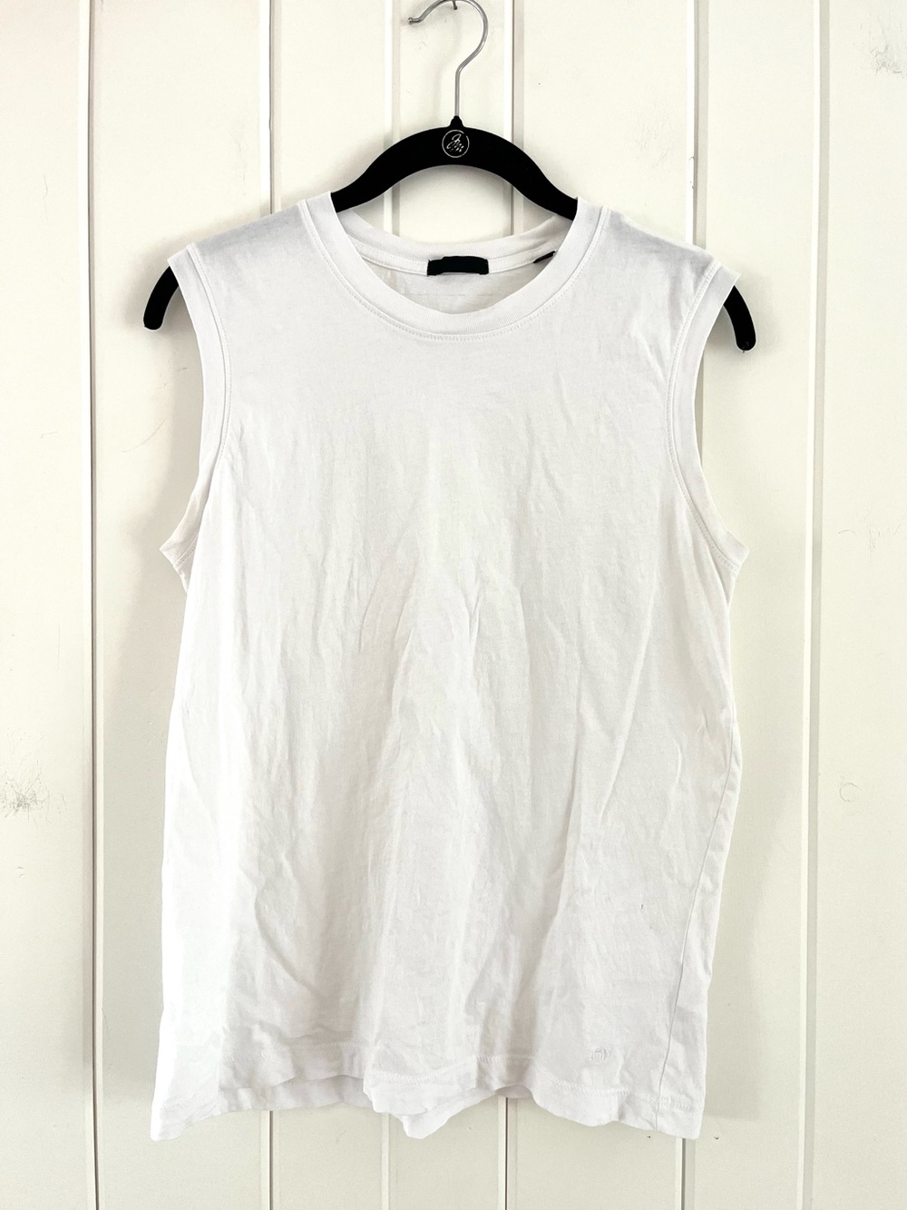 ATM Anthony Thomas Melillo White Sleeveless Tank Top, Sz S/P